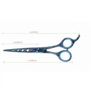 BeautyForDogs_Lahke_Tribal_Modre_Škarje_22cm 4